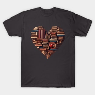 Book heart T-Shirt